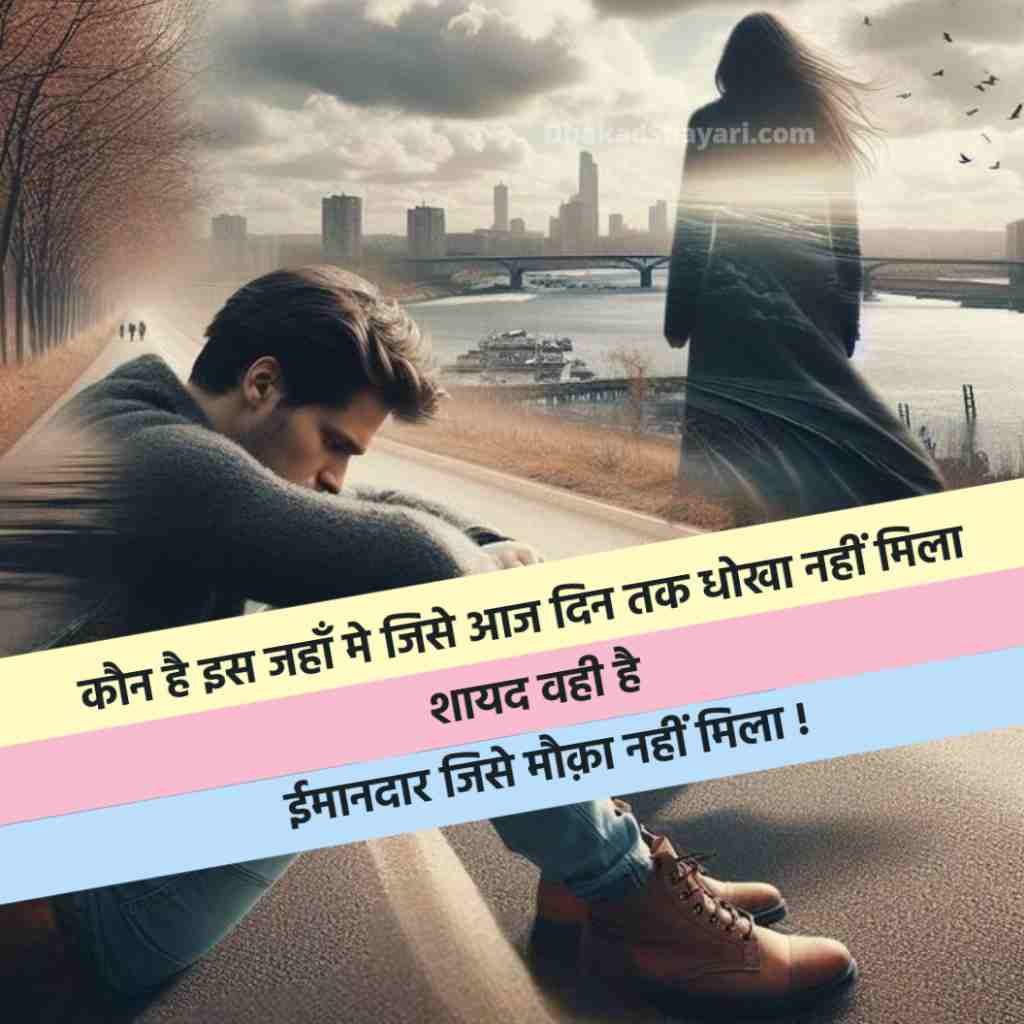 Dhoka dene wali shayari