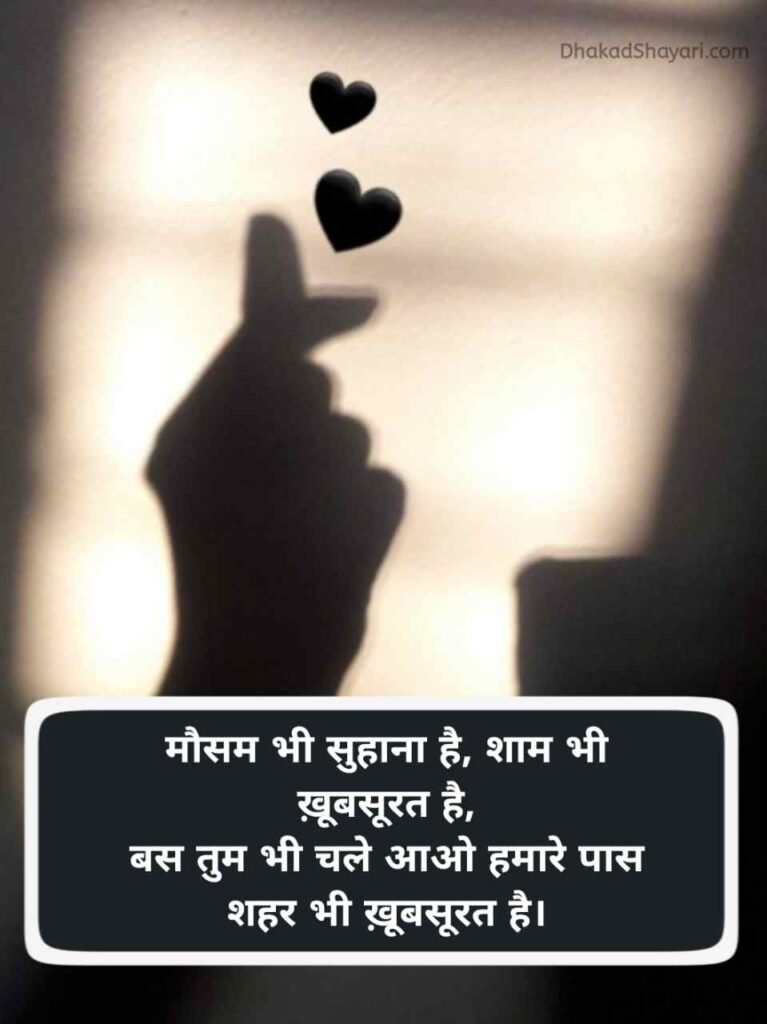 Love shayari in hindi for girlfriend