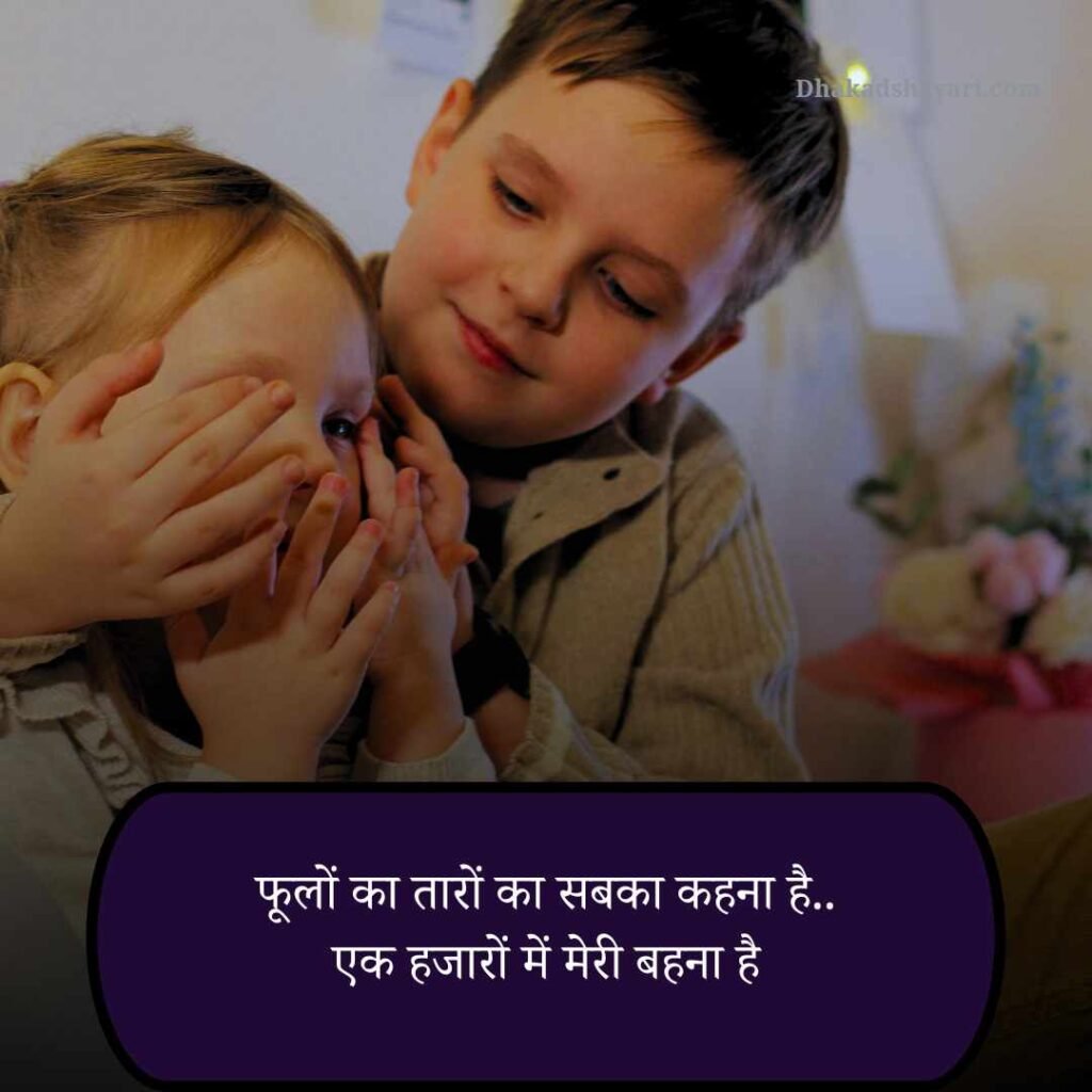 Bhai Behan 2 Line Shayari