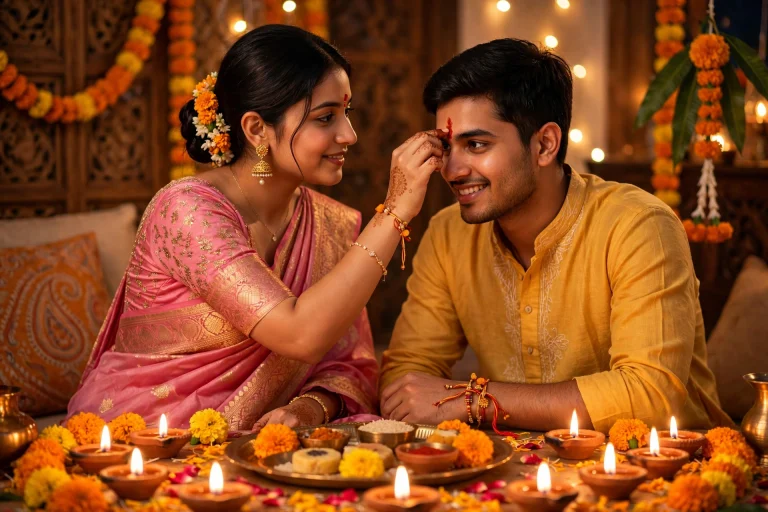 Bhai Dooj shayari in Hindi — bhai behen tilak